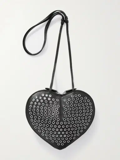 Alaïa Le Coeur Eyelet-embellished Leather Shoulder Bag - - One size | Thumbnail 3 Alaïa Le Coeur Eyelet-embellished Leather Shoulder Bag - - One size | Thumbnail 3