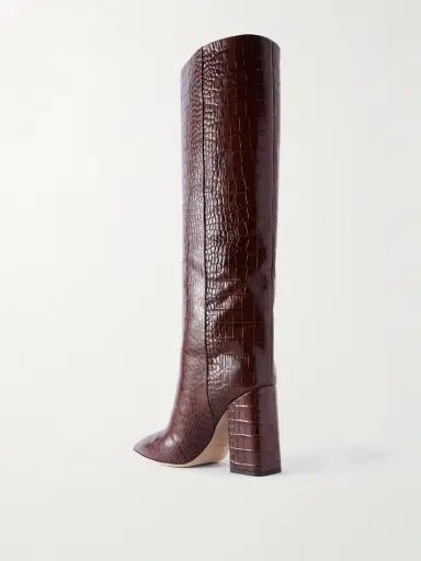 Paris Texas Anja Croc-effect Leather Knee Boots | Thumbnail 3 Paris Texas Anja Croc-effect Leather Knee Boots | Thumbnail 3