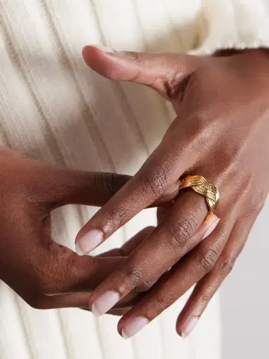 OLE LYNGGAARD COPENHAGEN Braided 18-karat Gold Ring | Thumbnail 2 OLE LYNGGAARD COPENHAGEN Braided 18-karat Gold Ring | Thumbnail 2
