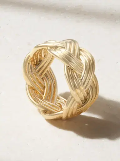 OLE LYNGGAARD COPENHAGEN Braided 18-karat Gold Ring | Thumbnail 1 OLE LYNGGAARD COPENHAGEN Braided 18-karat Gold Ring | Thumbnail 1