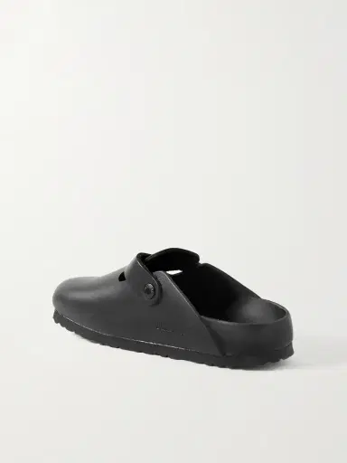 Birkenstock Boston Suede-trimmed Leather Clogs | Thumbnail 3 Birkenstock Boston Suede-trimmed Leather Clogs | Thumbnail 3
