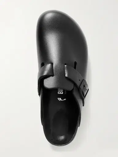 Birkenstock Boston Suede-trimmed Leather Clogs | Thumbnail 5 Birkenstock Boston Suede-trimmed Leather Clogs | Thumbnail 5