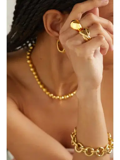 LIÉ STUDIO The Leah Gold-plated Ring | Thumbnail 5 LIÉ STUDIO The Leah Gold-plated Ring | Thumbnail 5