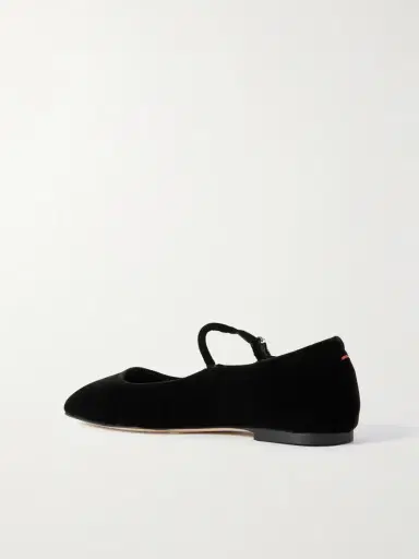aeyde Uma Velvet Mary Jane Ballet Flats | Thumbnail 3 aeyde Uma Velvet Mary Jane Ballet Flats | Thumbnail 3