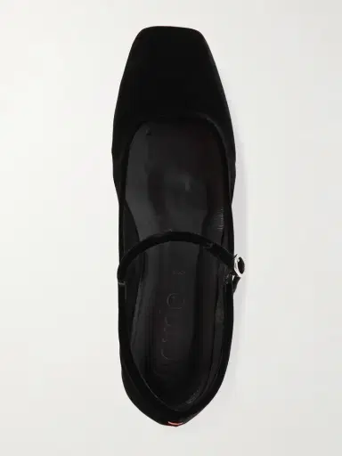 aeyde Uma Velvet Mary Jane Ballet Flats | Thumbnail 5 aeyde Uma Velvet Mary Jane Ballet Flats | Thumbnail 5
