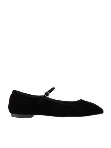 aeyde Uma Velvet Mary Jane Ballet Flats | Thumbnail 1 aeyde Uma Velvet Mary Jane Ballet Flats | Thumbnail 1