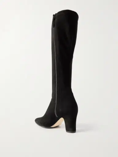 Manolo Blahnik Pitana 70 Suede Knee Boots | Thumbnail 3 Manolo Blahnik Pitana 70 Suede Knee Boots | Thumbnail 3