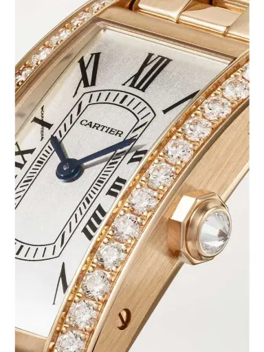 Cartier Tank Américaine Small 18-karat Rose Gold Diamond Watch | Thumbnail 5 Cartier Tank Américaine Small 18-karat Rose Gold Diamond Watch | Thumbnail 5