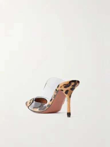Alaïa Coeur Leopard-print Calf Hair And Pu Pumps | Thumbnail 3 Alaïa Coeur Leopard-print Calf Hair And Pu Pumps | Thumbnail 3