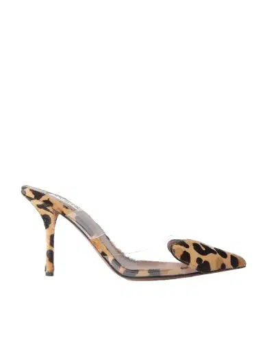 Alaïa Coeur Leopard-print Calf Hair And Pu Pumps | Thumbnail 1 Alaïa Coeur Leopard-print Calf Hair And Pu Pumps | Thumbnail 1