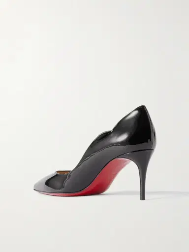 Christian Louboutin Hot Chick 70 Scalloped Patent-leather Pumps | Thumbnail 3 Christian Louboutin Hot Chick 70 Scalloped Patent-leather Pumps | Thumbnail 3