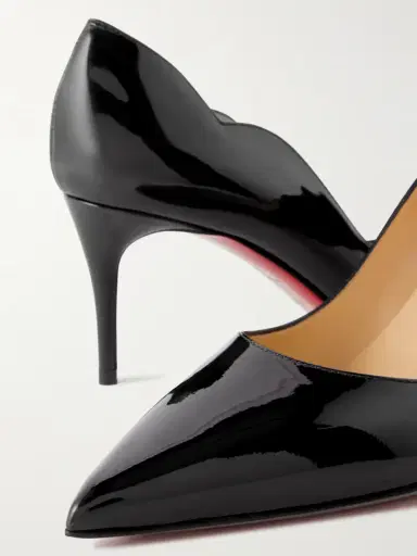 Christian Louboutin Hot Chick 70 Scalloped Patent-leather Pumps | Thumbnail 4 Christian Louboutin Hot Chick 70 Scalloped Patent-leather Pumps | Thumbnail 4