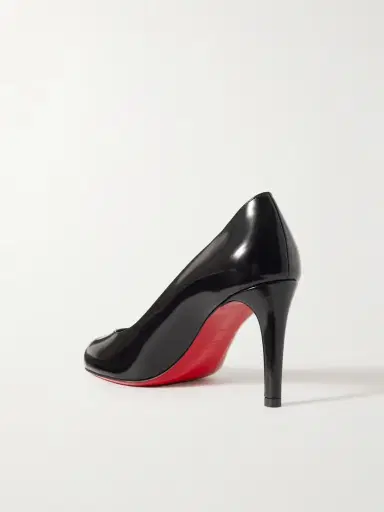 Christian Louboutin Pumppie 85 Glossed-leather Pumps | Thumbnail 3 Christian Louboutin Pumppie 85 Glossed-leather Pumps | Thumbnail 3