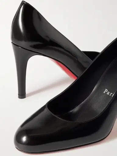 Christian Louboutin Pumppie 85 Glossed-leather Pumps | Thumbnail 4 Christian Louboutin Pumppie 85 Glossed-leather Pumps | Thumbnail 4