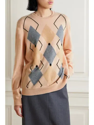 Loro Piana Lower Hutt Argyle Intarsia-knit Cashmere Sweater | Thumbnail 3 Loro Piana Lower Hutt Argyle Intarsia-knit Cashmere Sweater | Thumbnail 3