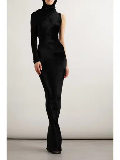 Alaïa Convertible Chenille Gown | Thumbnail 2 Alaïa Convertible Chenille Gown | Thumbnail 2