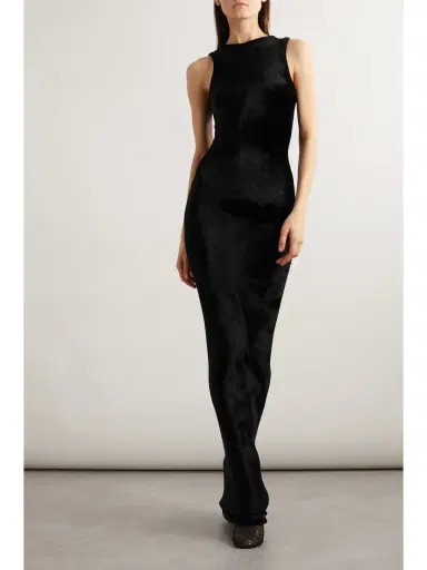Alaïa Convertible Chenille Gown | Thumbnail 3 Alaïa Convertible Chenille Gown | Thumbnail 3