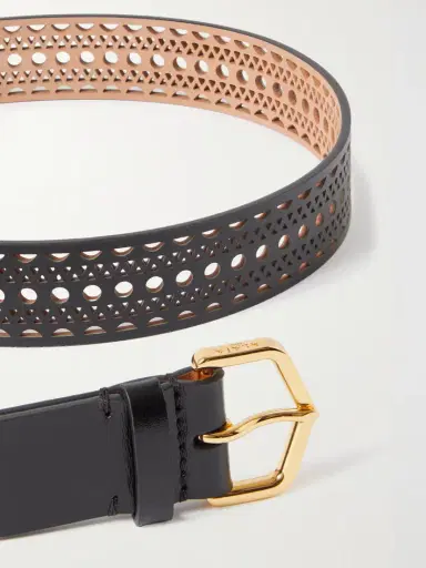 Alaïa Laser-cut Leather Waist Belt | Thumbnail 3 Alaïa Laser-cut Leather Waist Belt | Thumbnail 3