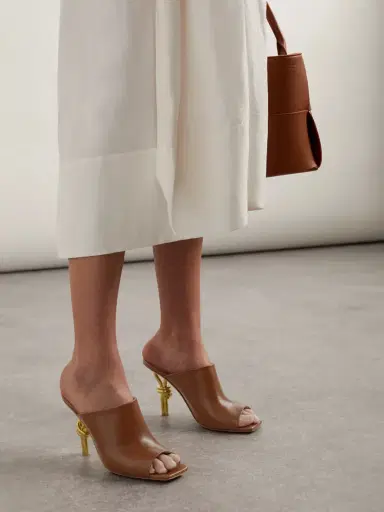 Bottega Veneta Knot Leather Mules | Thumbnail 2 Bottega Veneta Knot Leather Mules | Thumbnail 2