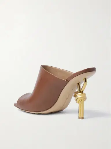 Bottega Veneta Knot Leather Mules | Thumbnail 3 Bottega Veneta Knot Leather Mules | Thumbnail 3
