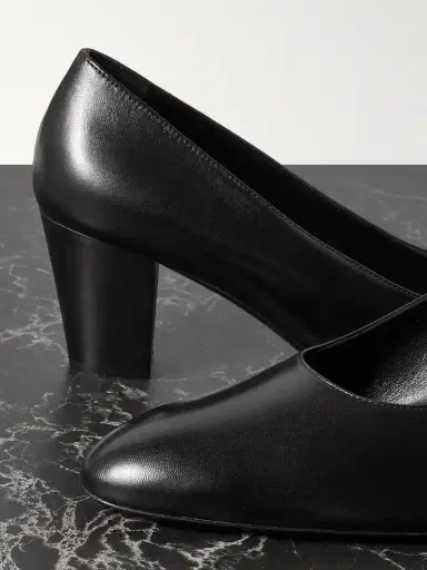 The Row Luisa Leather Pumps | Thumbnail 4 The Row Luisa Leather Pumps | Thumbnail 4