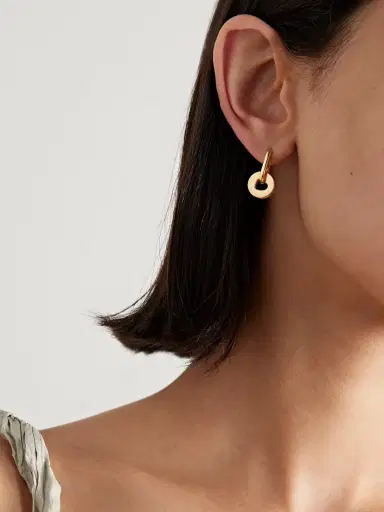 Foundrae Love Petite Chubby Heart Beat 18-karat Gold Single Earring | Thumbnail 2 Foundrae Love Petite Chubby Heart Beat 18-karat Gold Single Earring | Thumbnail 2