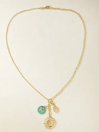 Foundrae 18-karat Gold, Enamel And Diamond Necklace | Thumbnail 4 Foundrae 18-karat Gold, Enamel And Diamond Necklace | Thumbnail 4