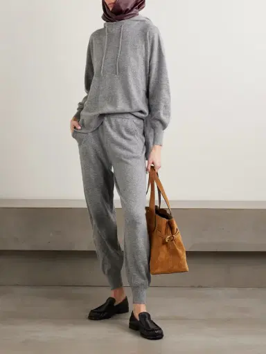 Allude Cashmere Hoodie And Track Pants Set | Thumbnail 2 Allude Cashmere Hoodie And Track Pants Set | Thumbnail 2