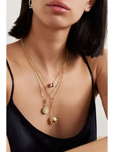 Foundrae Resilience + Wholeness Heart Beat 18-karat Gold And Enamel Necklace | Thumbnail 5 Foundrae Resilience + Wholeness Heart Beat 18-karat Gold And Enamel Necklace | Thumbnail 5
