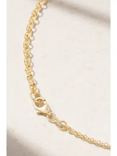 Foundrae Blue Crescent 18-karat Gold, Diamond And Enamel Necklace | Thumbnail 3 Foundrae Blue Crescent 18-karat Gold, Diamond And Enamel Necklace | Thumbnail 3