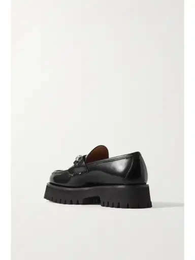 Gucci Sylke Horsebit-detailed Leather Loafers | Thumbnail 3 Gucci Sylke Horsebit-detailed Leather Loafers | Thumbnail 3