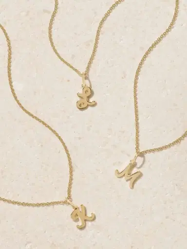 Sydney Evan Pure Initial 14-karat Gold Necklace | Thumbnail 6 Sydney Evan Pure Initial 14-karat Gold Necklace | Thumbnail 6