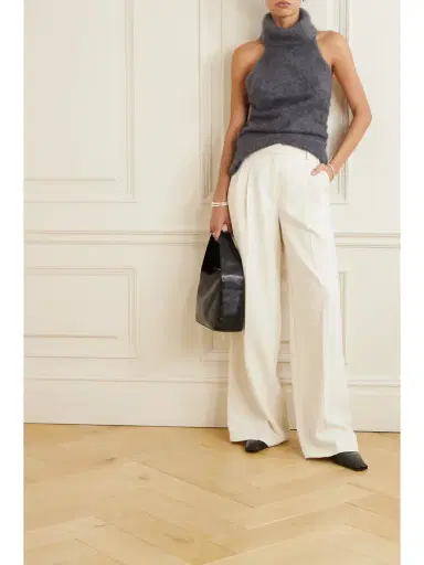 Lisa Yang Lauretta Brushed Cashmere Turtleneck Tank | Thumbnail 2 Lisa Yang Lauretta Brushed Cashmere Turtleneck Tank | Thumbnail 2