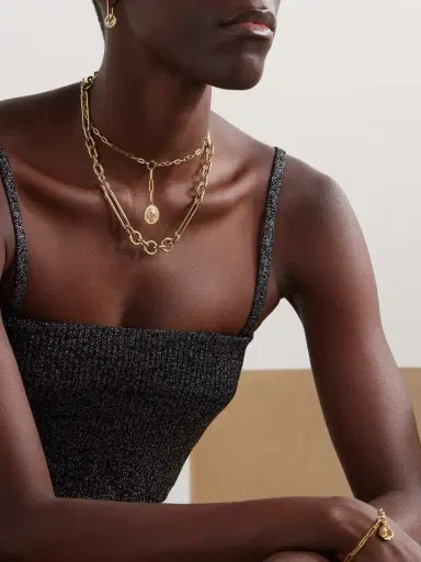Foundrae Oversized Mixed Clip 18-karat Recycled Gold Necklace | Thumbnail 5 Foundrae Oversized Mixed Clip 18-karat Recycled Gold Necklace | Thumbnail 5