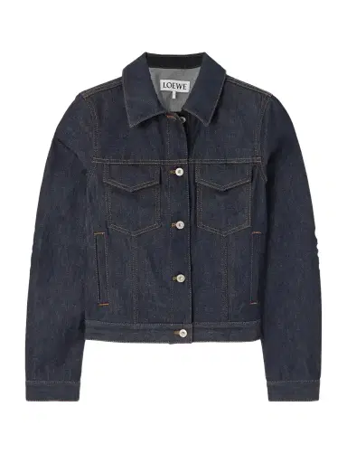 Loewe Anagram Appliquéd Denim Jacket | Thumbnail 1 Loewe Anagram Appliquéd Denim Jacket | Thumbnail 1
