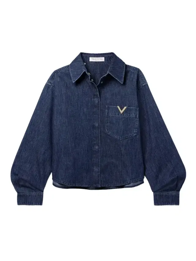 Embellished Denim Shirt
