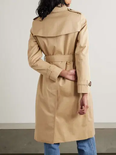 Burberry Kensington Long Organic Cotton-gabardine Trench Coat | Thumbnail 4 Burberry Kensington Long Organic Cotton-gabardine Trench Coat | Thumbnail 4