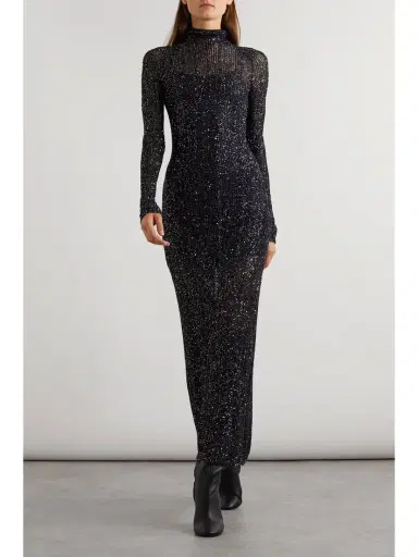Alaïa Archetypes Sequined Knitted Maxi Dress | Thumbnail 2 Alaïa Archetypes Sequined Knitted Maxi Dress | Thumbnail 2