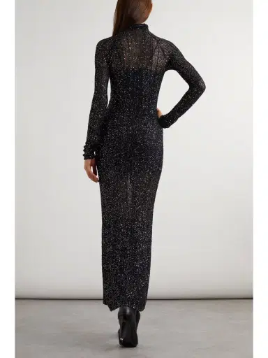 Alaïa Archetypes Sequined Knitted Maxi Dress | Thumbnail 3 Alaïa Archetypes Sequined Knitted Maxi Dress | Thumbnail 3