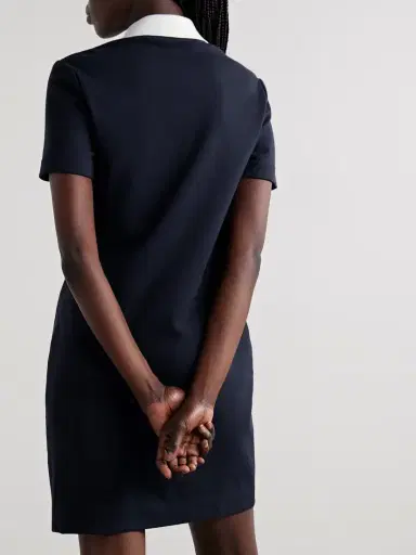 Moncler Cotton-blend Jersey Mini Dress | Thumbnail 3 Moncler Cotton-blend Jersey Mini Dress | Thumbnail 3