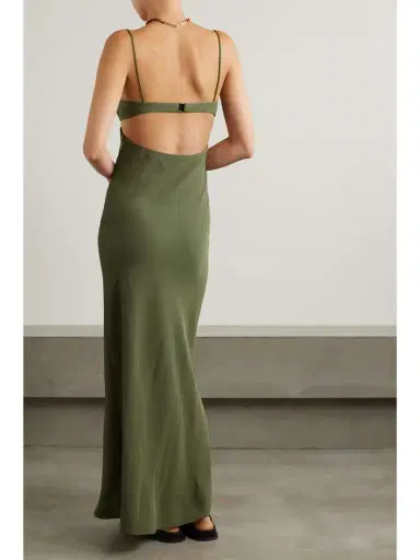 St. Agni + Net Sustain Resort Cutout Twill Maxi Dress - x large | Thumbnail 3 St. Agni + Net Sustain Resort Cutout Twill Maxi Dress - x large | Thumbnail 3