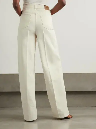 TOTEME Pleated High-rise Wide-leg Organic Jeans | Thumbnail 4 TOTEME Pleated High-rise Wide-leg Organic Jeans | Thumbnail 4