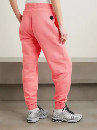 Moncler Embossed Cotton-jersey Tapered Track Pants | Thumbnail 3 Moncler Embossed Cotton-jersey Tapered Track Pants | Thumbnail 3
