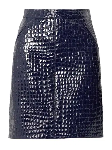 Tom Ford Croc-effect Patent-leather Mini Skirt | Thumbnail 1 Tom Ford Croc-effect Patent-leather Mini Skirt | Thumbnail 1