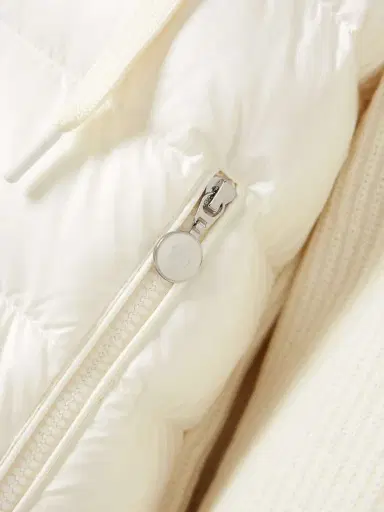 Moncler Ribbed Quilted Hooded Wool-trimmed Shell Down Jacket | Thumbnail 5 Moncler Ribbed Quilted Hooded Wool-trimmed Shell Down Jacket | Thumbnail 5