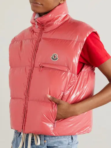 Moncler Almo Convertible Appliquéd Quilted Glossed-shell Down Jacket | Thumbnail 6 Moncler Almo Convertible Appliquéd Quilted Glossed-shell Down Jacket | Thumbnail 6