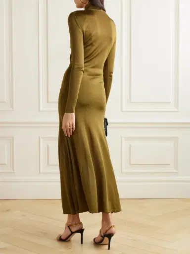 Tom Ford Jersey Turtleneck Gown | Thumbnail 3 Tom Ford Jersey Turtleneck Gown | Thumbnail 3