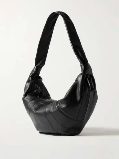 Lemaire Croissant Large Paneled Leather Shoulder Bag | Thumbnail 3 Lemaire Croissant Large Paneled Leather Shoulder Bag | Thumbnail 3
