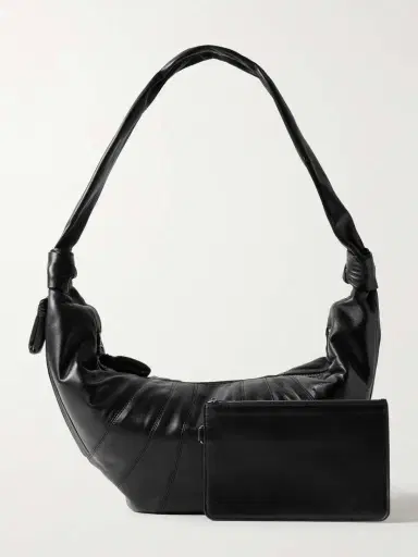 Lemaire Croissant Large Paneled Leather Shoulder Bag | Thumbnail 6 Lemaire Croissant Large Paneled Leather Shoulder Bag | Thumbnail 6
