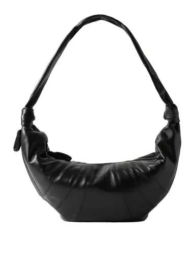 Lemaire Croissant Large Paneled Leather Shoulder Bag | Thumbnail 1 Lemaire Croissant Large Paneled Leather Shoulder Bag | Thumbnail 1